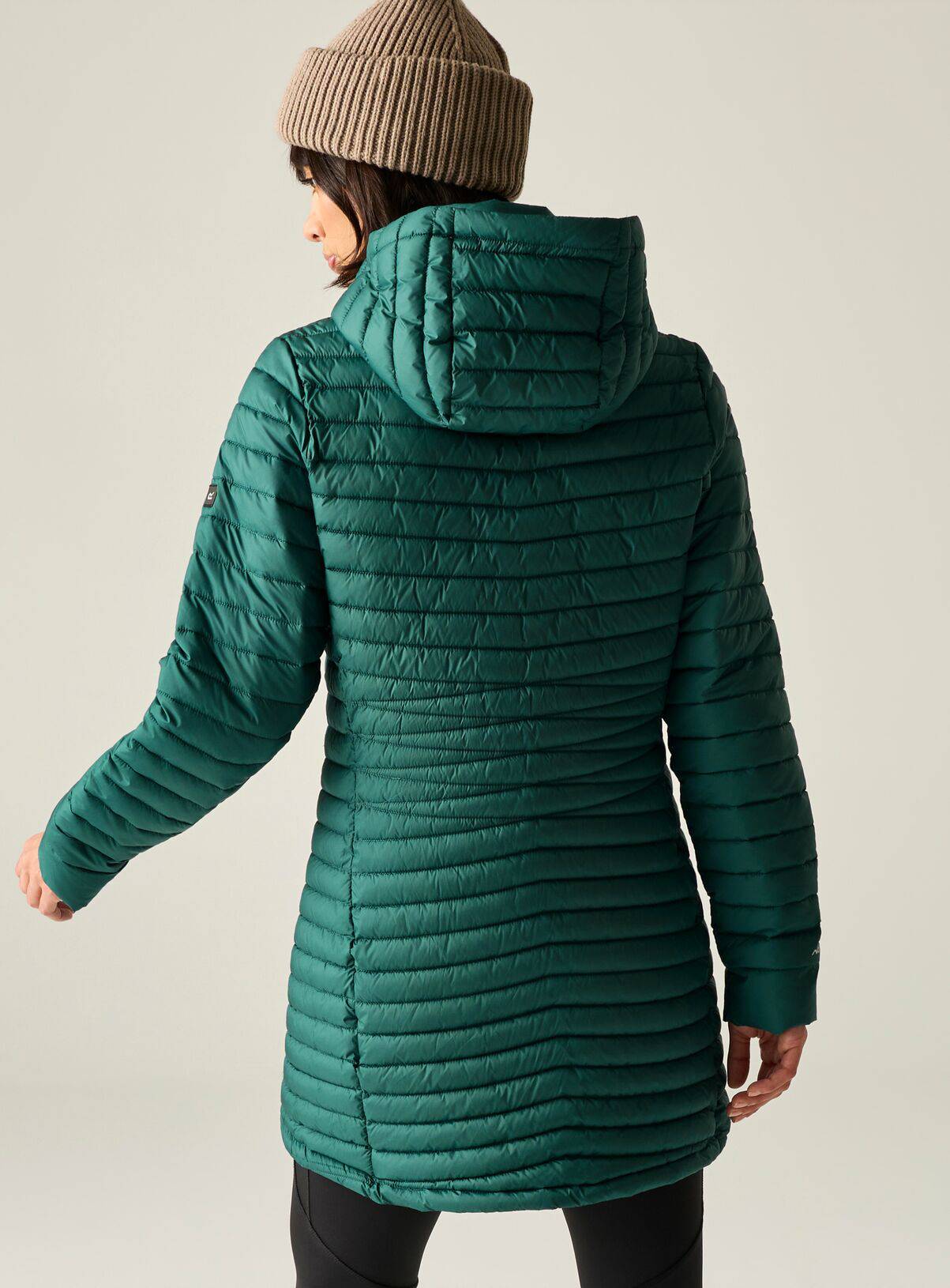 REGATTA Selenar Water Repellent Longline Jacket Green 12 - Image 6
